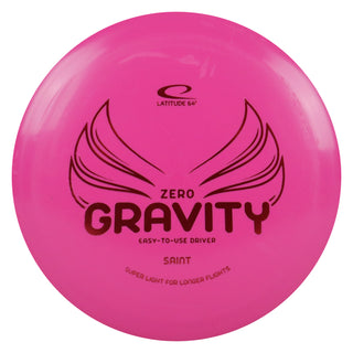 Latitude 64 Disc Golf Zero Gravity Saint Fairway Driver 9/7/-1/2 Purple/Red 123 grams