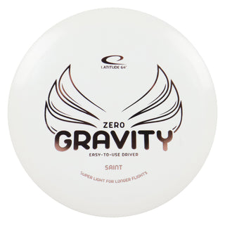 Latitude 64 Disc Golf Zero Gravity Saint Fairway Driver 9/7/-1/2 White/Rose Gold 124 grams