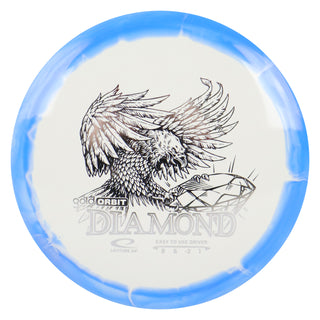 Latitude 64 Disc Golf Gold Orbit Diamond Fairway Driver 8/6/-3/1 Blue/Silver 158 grams
