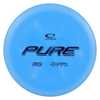 Latitude 64 Disc Golf Zero Hard Pure Putter 3/3/-1/1 Blue/Blue 173 grams