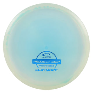 Latitude 64 Disc Golf Project Grip Claymore Midrange 5/5/-1/1 Blue/Blue 178 grams