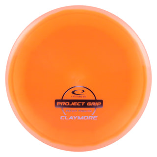 Latitude 64 Disc Golf Project Grip Claymore Midrange 5/5/-1/1 Orange/Lavender 177 grams