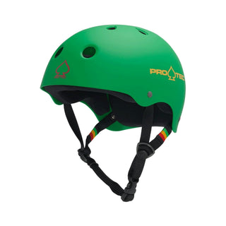 Pro Tec Helmet Classic Certified Matte Rasta Green Size XL