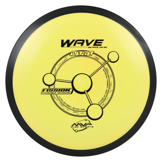 MVP Disc Golf Fission Wave Distance Driver 11/5/-2/2 Gold 150 grams