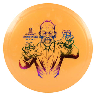 Discraft Disc Golf Big Z Undertaker Mini 6" Thrower or Marker Orange/Rainbow