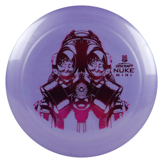 Discraft Disc Golf Big Z Nuke Mini 6" Thrower or Marker Purple/Purple