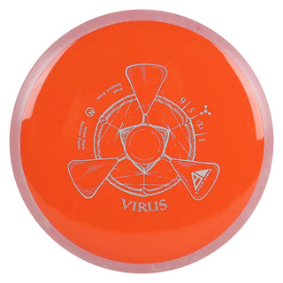 Axiom Disc Golf Neutron Virus Distance Driver 9/5/-3.5/1 Orange/Dark Blush 173 grams