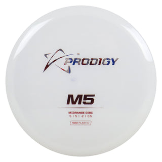Prodigy Disc Golf 400 M5 Midrange 5/5/-2/0.5 White/USA/Red 178 grams