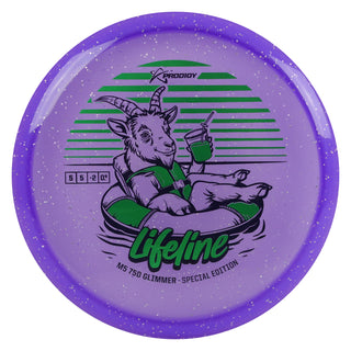 Prodigy Disc Golf 750 Glimmer M5 Lifeline Midrange 5/5/-2/0.5 Purple/Green 179 grams