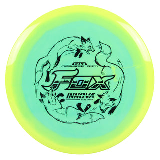 Innova Disc Golf Halo Star Fox Midrange 5/6/-2/1 Yellow Aqua/Black 172 grams