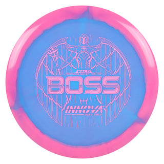 Innova Disc Golf Halo Star Boss Distance Driver 13/5/-1/3 Pink Blue/Pink 170 grams