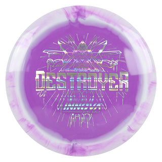 Innova Disc Golf Halo Star Destroyer Distance Driver 12/5/-1/3 White Purple/Holo 161 grams