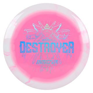 Innova Disc Golf Halo Star Destroyer Distance Driver 12/5/-1/3 White Pink/Blue Holo 173 grams