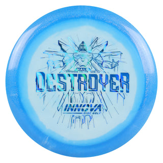 Innova Disc Golf Halo Star Destroyer Distance Driver 12/5/-1/3 Blue White/Blue Waves 161 grams