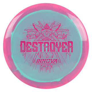 Innova Disc Golf Halo Star Destroyer Distance Driver 12/5/-1/3 Pink Teal/Pink 161 grams