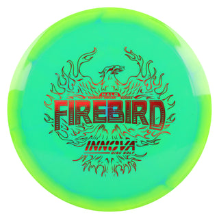 Innova Disc Golf Halo Star Firebird Fairway Driver 9/3/0/4 Yellow Green/Red Holo 172 grams