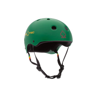 Pro Tec Helmet Classic Skate Matte Rasta Green Size S