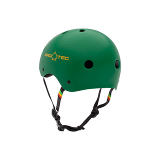 Pro Tec Helmet Classic Skate Matte Rasta Green Size M