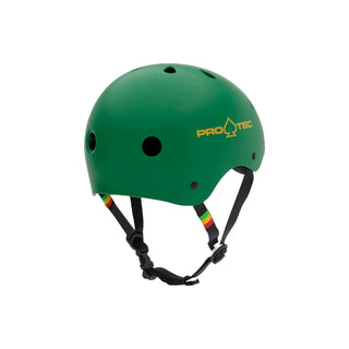 Pro Tec Helmet Classic Skate Matte Rasta Green Size S