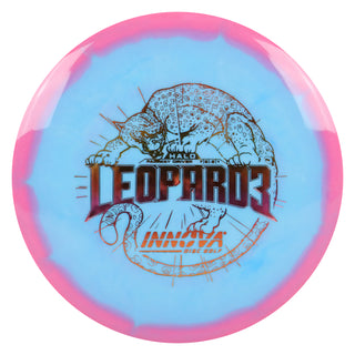 Innova Disc Golf Halo Star Leopard3 Fairway Driver 7/5/-2/1 Pink Blue/Purple Metallic 173 grams
