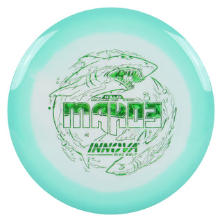 Innova Disc Golf Halo Star Mako3 Midrange Disc 5/5/0/0 Teal White/Green Shatter 167 grams