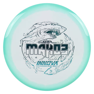 Innova Disc Golf Halo Star Mako3 Midrange Disc 5/5/0/0 Teal White/Turquoise 173 grams