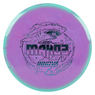 Innova Disc Golf Halo Star Mako3 Midrange Disc 5/5/0/0 Teal Purple/Turquoise 176 grams