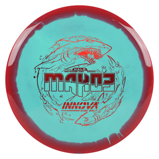 Innova Disc Golf Halo Star Mako3 Midrange Disc 5/5/0/0 Red Teal/Red Holo 174 grams