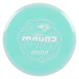 Innova Disc Golf Halo Star Mako3 Midrange Disc 5/5/0/0 White Teal/White 180 grams