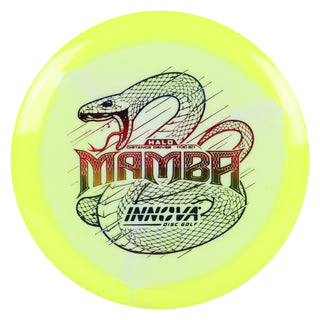Innova Disc Golf Halo Star Mamba Distance Driver 11/6/-5/1 Yellow/Rainbow 154 grams