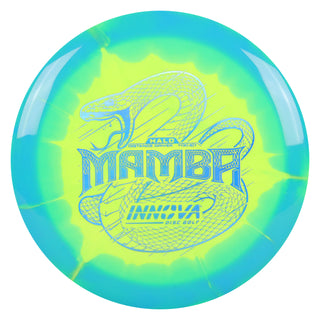 Innova Disc Golf Halo Star Mamba Distance Driver 11/6/-5/1 Blue Yellow/Blue Holo 149 grams