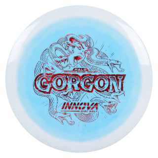 Innova Disc Golf Halo Star Gorgon Distance Driver 10/6/-2/1 White Light Blue/Red 171 grams