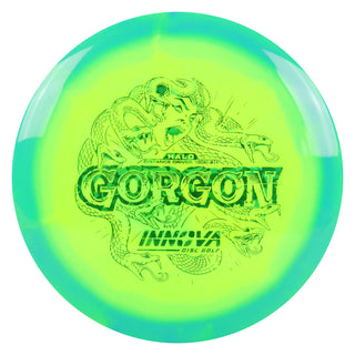 Innova Disc Golf Halo Star Gorgon Distance Driver 10/6/-2/1 Green Yellow/Green Shatter 173 grams