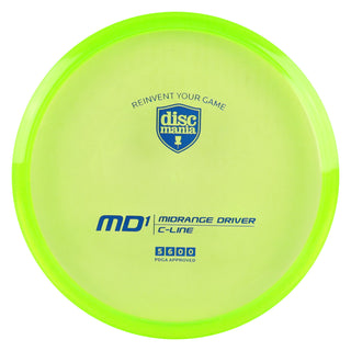 Discmania Disc Golf C-Line MD1 Midrange 5/6/0/0 Green/Blue 175 grams