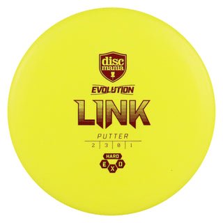 Discmania Disc Golf Hard Exo Link Putter 2/3/0/1 Yellow/Red 176 grams