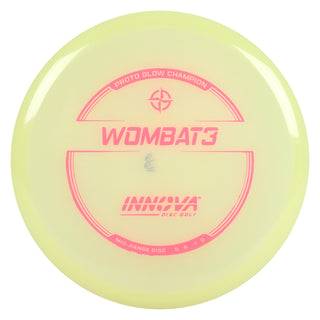 Innova Disc Golf Proto Glow Champion Wombat3 Midrange 5/6/-1/0 Pink 166 grams