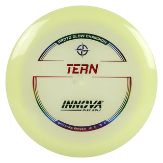 Innova Disc Golf Proto Glow Champion Tern Distance Driver 12/6/-3/2 Glow/Rainbow 173 grams