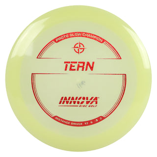 Innova Disc Golf Proto Glow Champion Tern Distance Driver 12/6/-3/2 Glow/Red Shimmer 172 grams