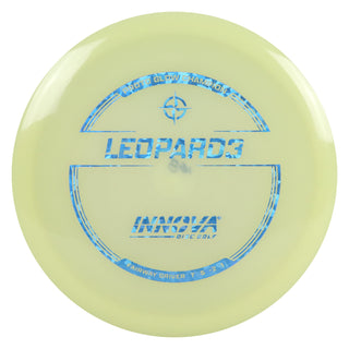 Innova Disc Golf Proto Glow Champion Leopard3 Fairway Driver 7/5/-2/1 Glow/Blue Shatter 168 grams