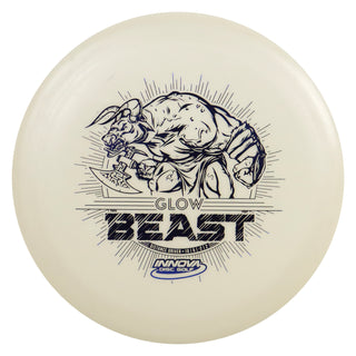 Innova Disc Golf DX Glow Beast Distance Driver 10/5/-2/2 White/Indigo 168 grams