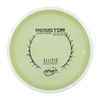 MVP Disc Golf Eclipse Resistor Fairway Driver 6.5/5/0/3.5 Glow/White 172 grams