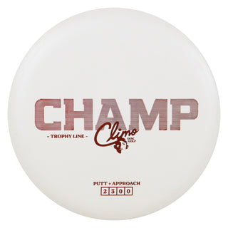 Climo Disc Golf Trophy Line Champ Putter 2/3/0/0 White/Orange 173 grams