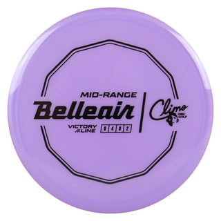 Climo Disc Golf Victory Line Belleair Midrange 5/4/0/2 Purple/Black 174 grams
