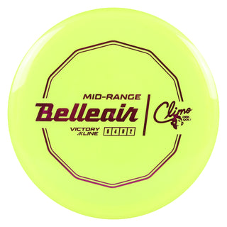 Climo Disc Golf Victory Line Belleair Midrange 5/4/0/2 Yellow/Purple 173 grams