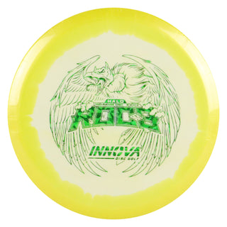 Innova Disc Golf Halo Star Roc3 Midrange Disc 5/4/0/3 Yellow White/Green Shatter 167 grams