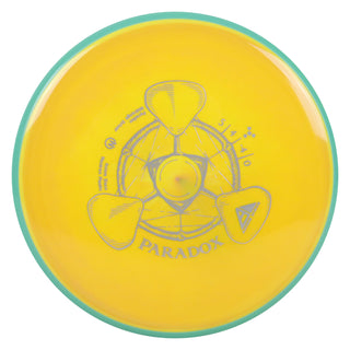 Axiom Disc Golf Neutron Paradox Midrange Driver 5/4/-4/0 Gold/Teal 177 grams