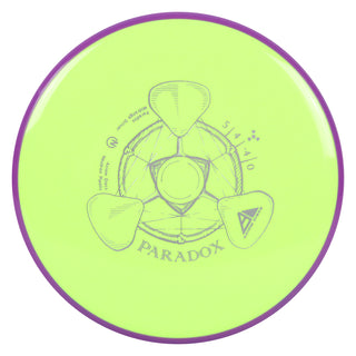 Axiom Disc Golf Neutron Paradox Midrange Driver 5/4/-4/0 DayGlo/Purple 169 grams