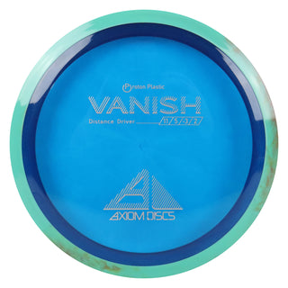 Axiom Disc Golf Proton Vanish Distance Driver 11/5/-3/2 Navy/Teal 160 grams