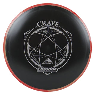 Axiom Disc Golf Fission Crave Fairway Driver 6.5/5/-1/1 Black/Red Blend 158 grams