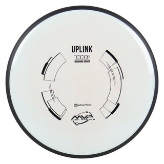 MVP Disc Golf Neutron Uplink Midrange 5/5/-3/0.5 White 178 grams